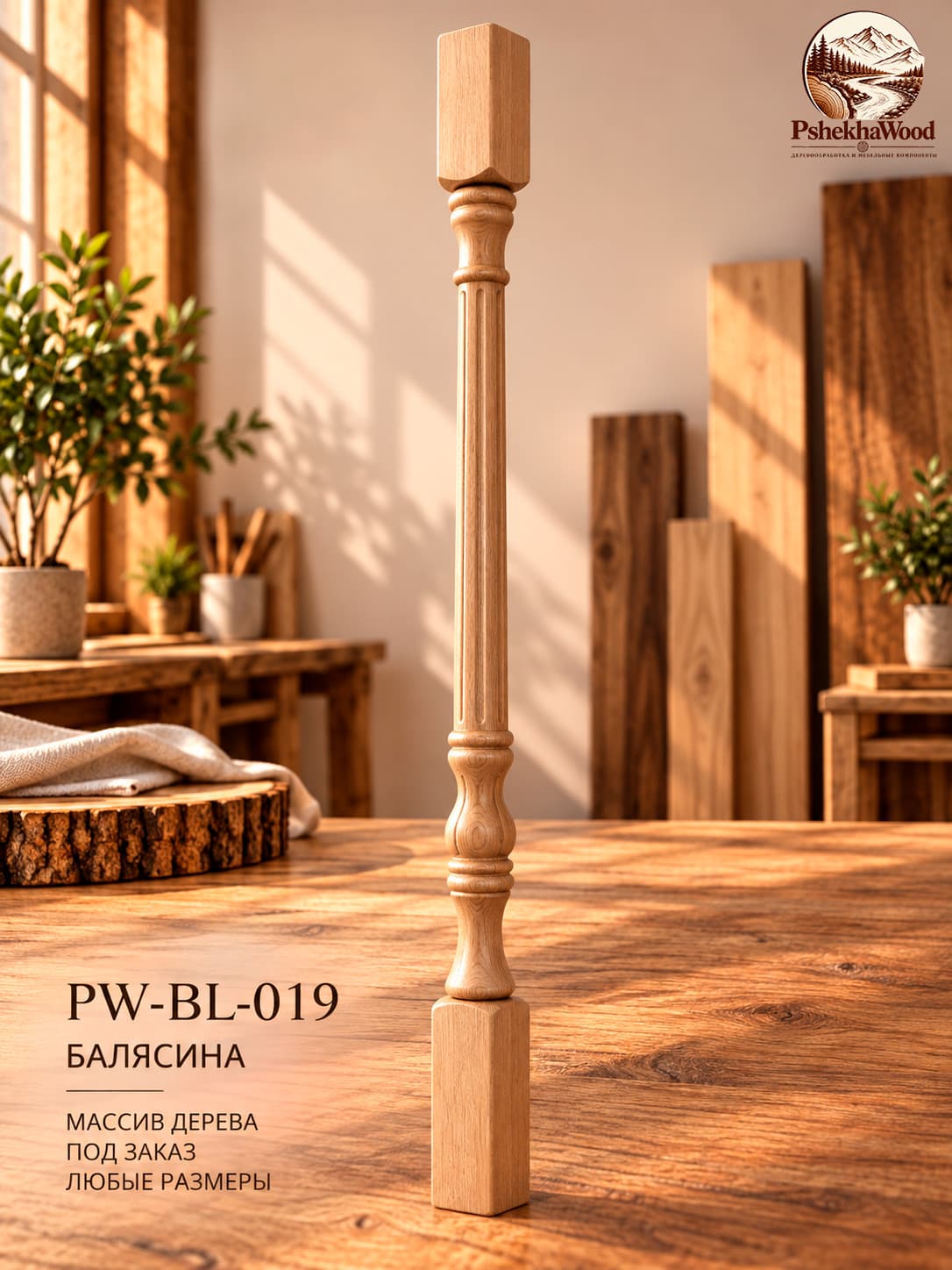 Балясина каннелированная PW-BL-019