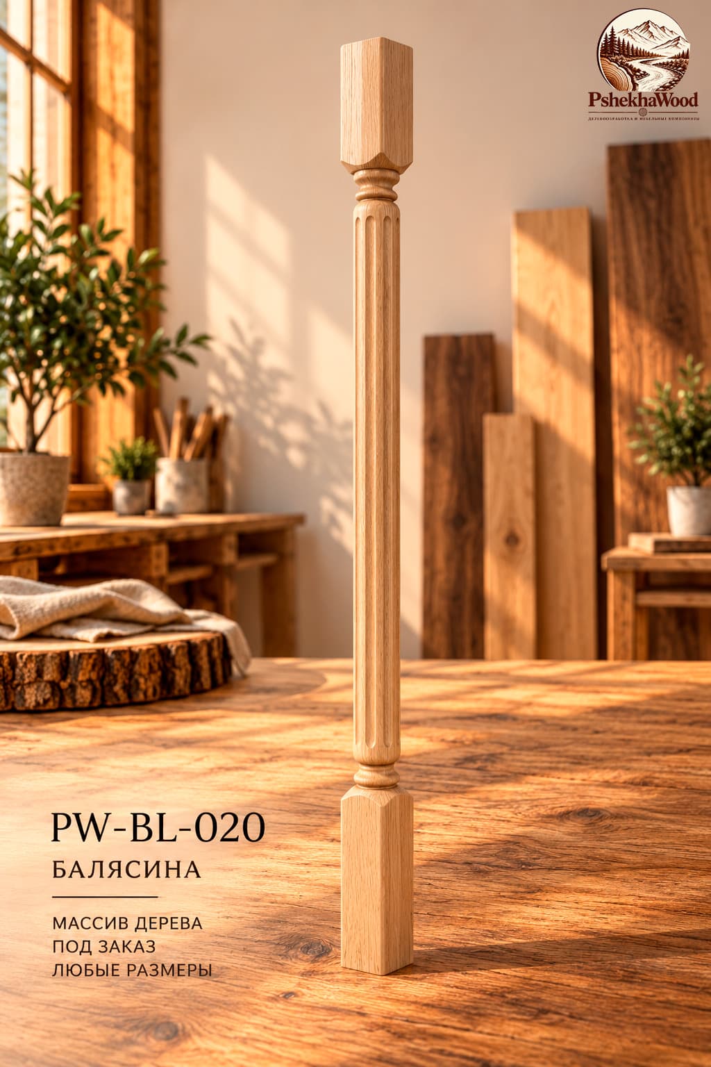 Балясина каннелированная PW-BL-020