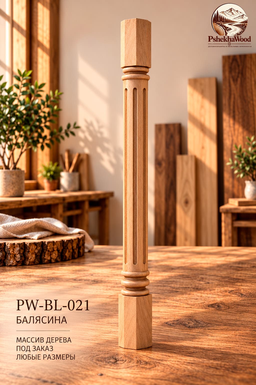 Балясина каннелированная PW-BL-021
