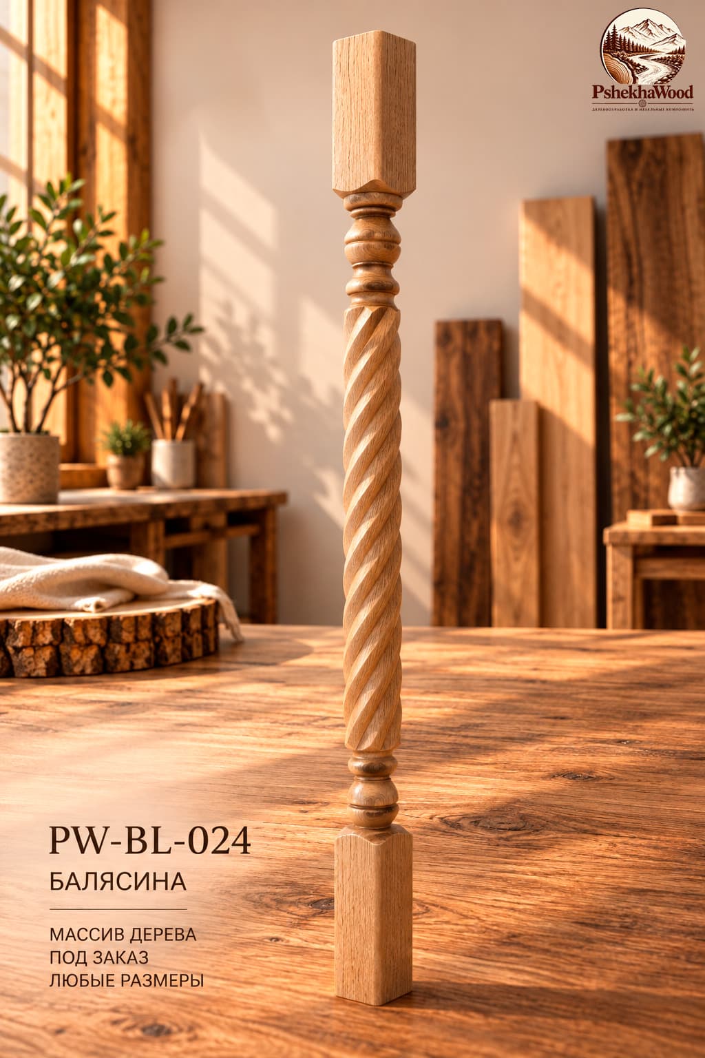 Балясина витая PW-BL-024