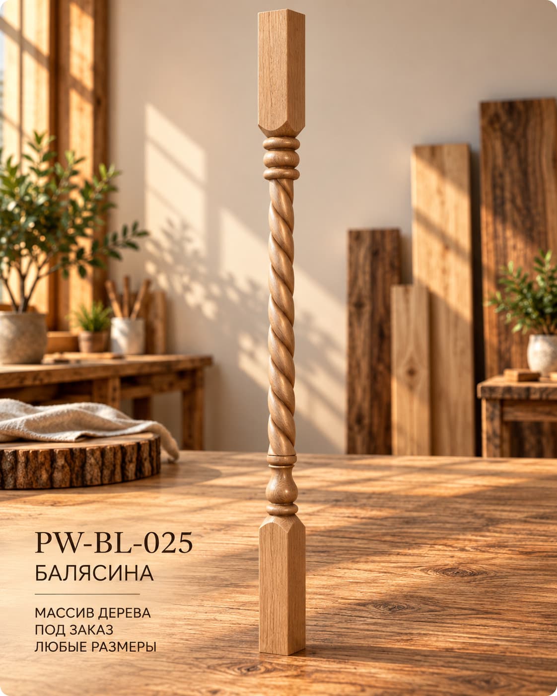 Балясина витая PW-BL-025