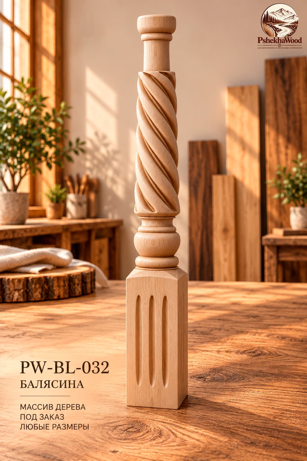 Балясина витая PW-BL-032