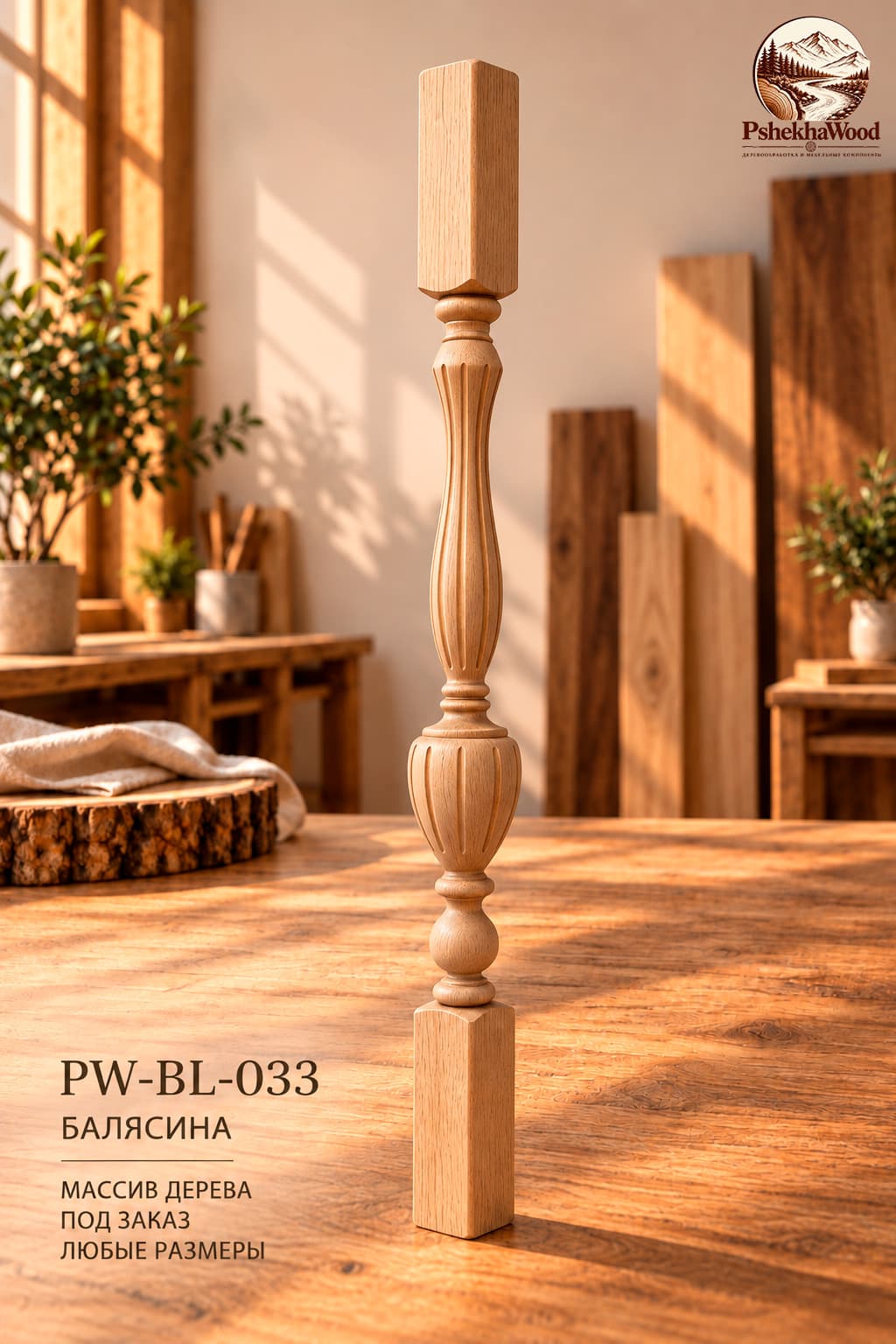 Балясина каннелированная PW-BL-033
