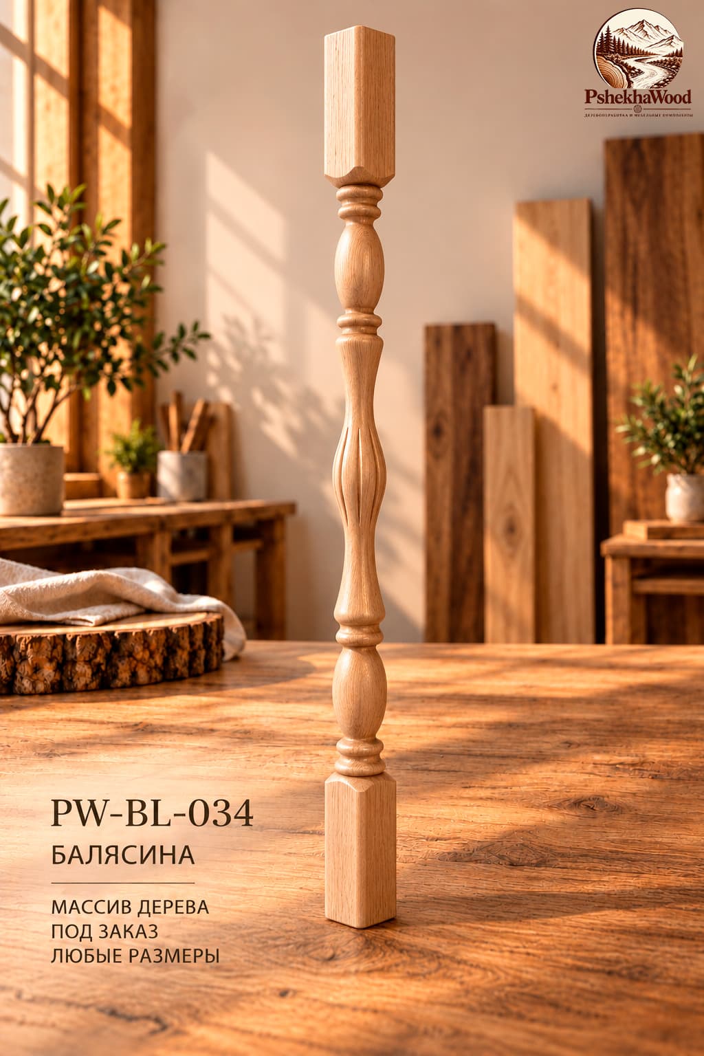 Балясина каннелированная PW-BL-034