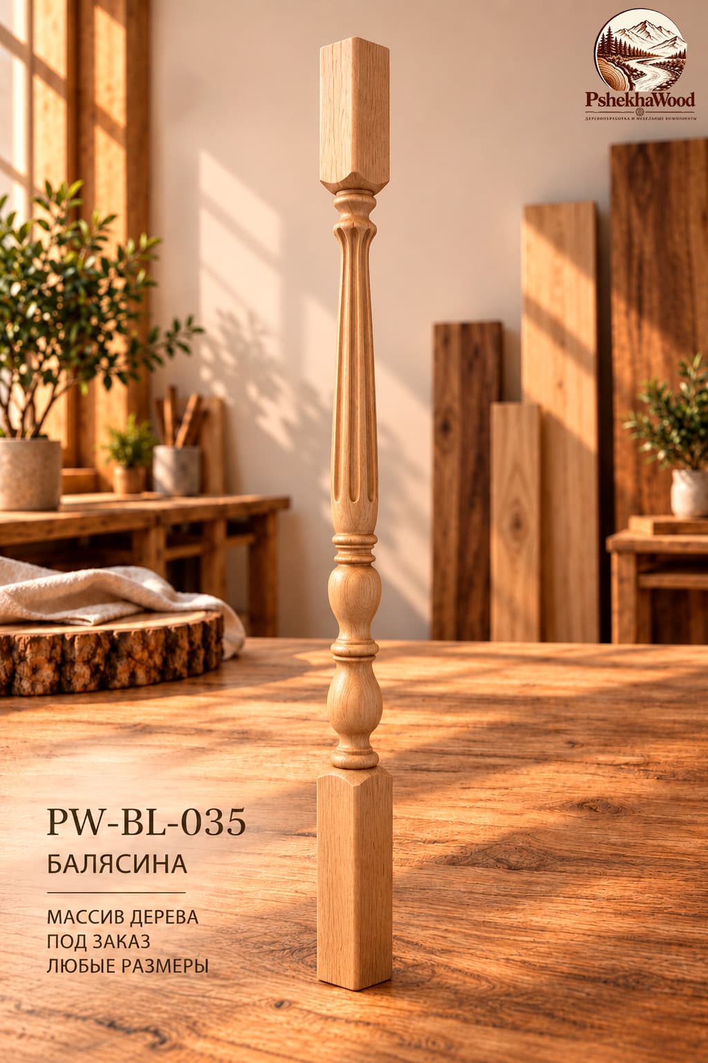 Балясина каннелированная PW-BL-035