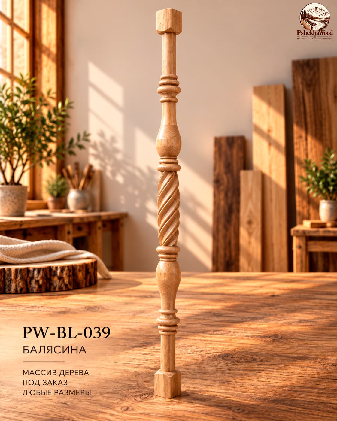 Балясина витая PW-BL-039