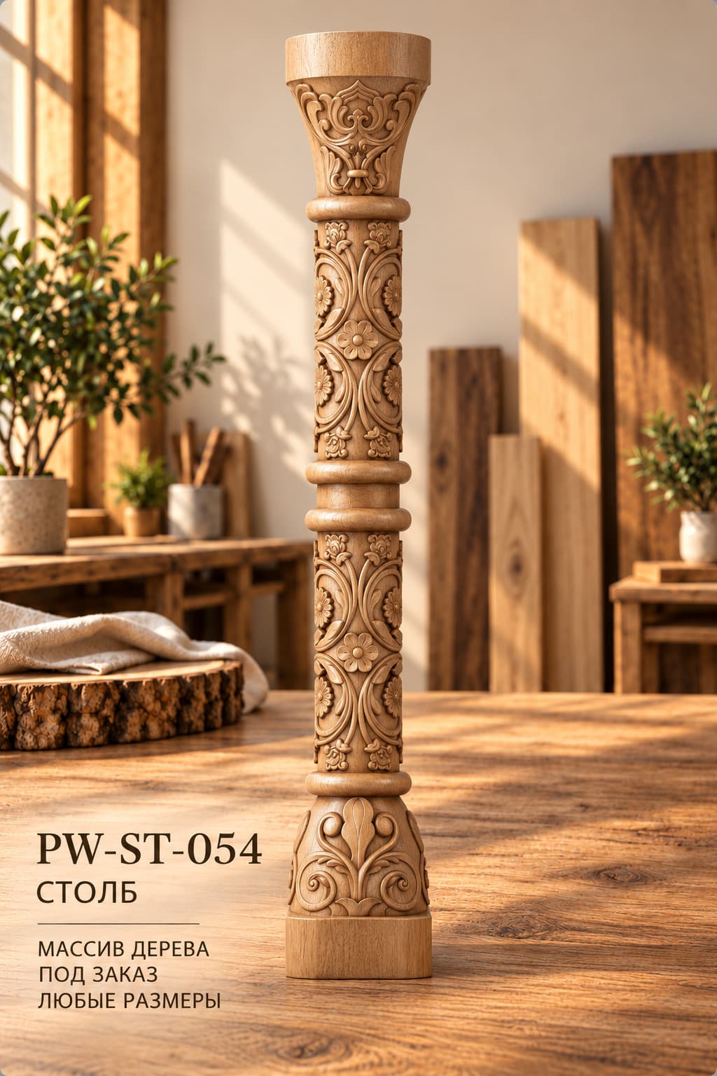 Столб резной PW-ST-054
