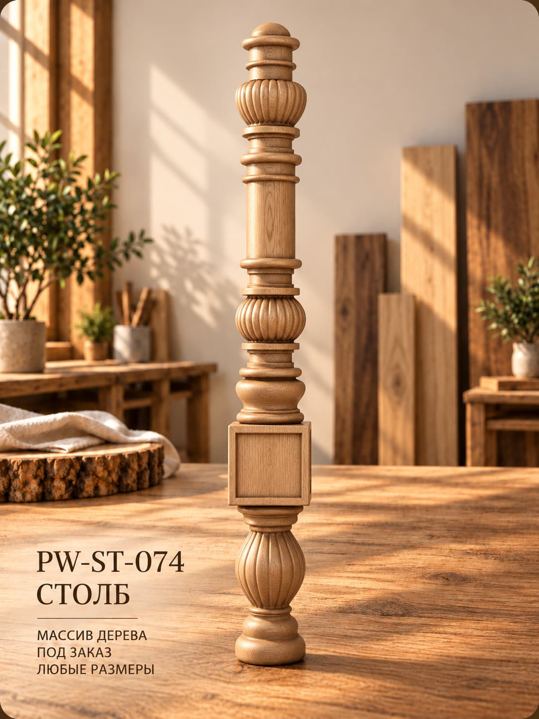 Столб классический PW-ST-074